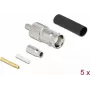 Conector fêmea BNC para cravar RG-174 RG-316 DeLOCK 90014