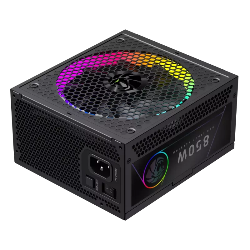 Fonte de alimentação Gamemax, 80 PLUS, Gold | RGB 850G | 850 W