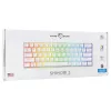 Teclado mecânico com fios White Shark Shinobi-2 (GK-004221) — interruptores azuis, branco, layout US