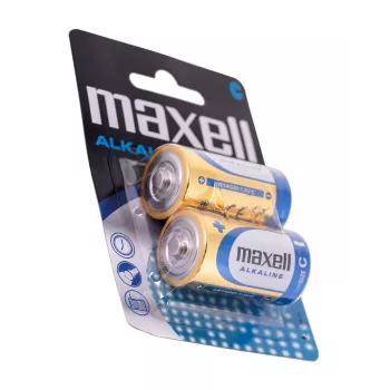 Pilha descartável MAXELL LR14 (C) alcalina 1,5 V, 2 unid., blister