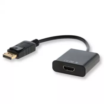 Savio CL-55 adaptador de cabo de vídeo 0.2 m DisplayPort HDMI Type A (Standard) preto