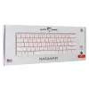 Teclado mecânico White Shark Nagamaki GK-006211 — layout compacto, interruptores mecânicos Red, caixa branca