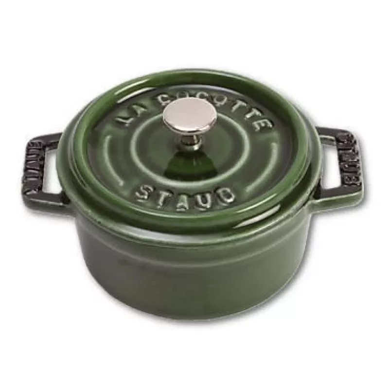 Staub 40509-804 Mini Cocotte 10 cm, verde manjericão, ferro fundido