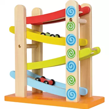 Pista de corrida de automóveis Color, jogo de destreza