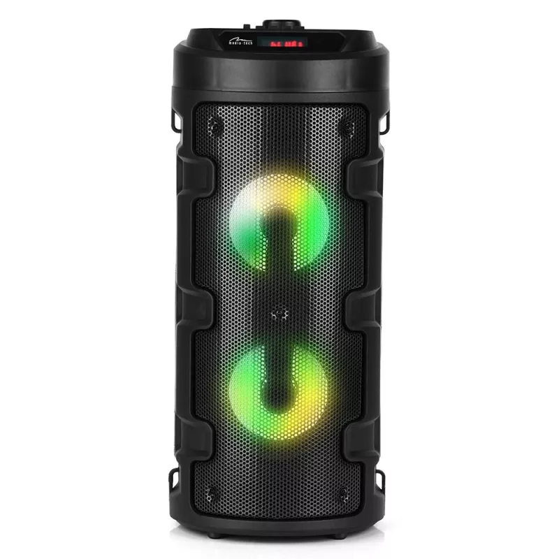 Media-tech Partybox Keg Bt - Altifalante Bluetooth estéreo compacto com rádio FM, leitor MP3 MT3165
