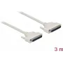 Cabo série DELOCK 86880, D-Sub 37 pinos para D-Sub, bege, 3 m
