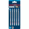 Lâmina de serra de recortar Bosch T 308 BFP bimetal 5 peças