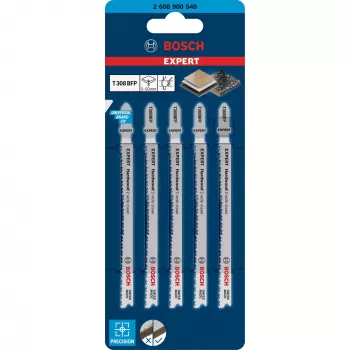 Lâmina de serra de recortar Bosch T 308 BFP bimetal 5 peças