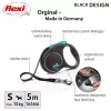 Flexi Automatic Leine Preto Design S 5 m, Azul