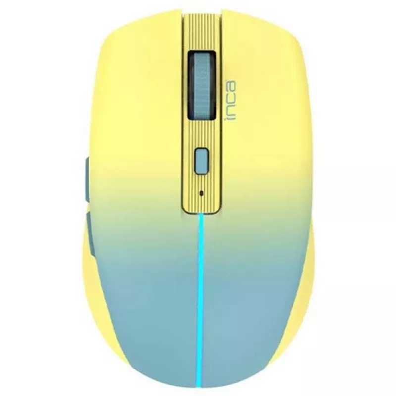 Cian Technology GmbH rato INCA IWM-511RS Bluetooth+sem fios RGB cor base amarelo