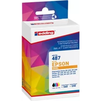 EDDING cartucho de tinta substitui Epson T29XL multipack 4 compatível preto ciano magenta (18-487-01)