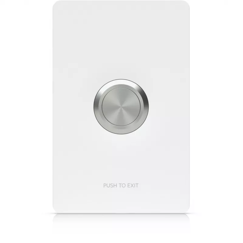 Botão de saída com fios Ubiquiti UA-Button Alimentação DC 30V Policarbonato