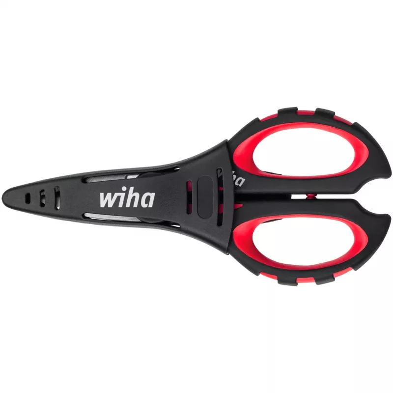 Wiha 41923 tesoura de eletricista com função de crimpagem