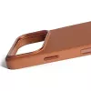Mujjo Full Leder Case MagSafe capa para iPhone 17 Pro castanho