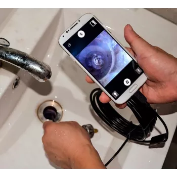 Endoscópio USB MEDIA-TECH ENDOSCOPE 66° CMOS, 640x480 30fps, IP67, 6 LEDs, íman e gancho
