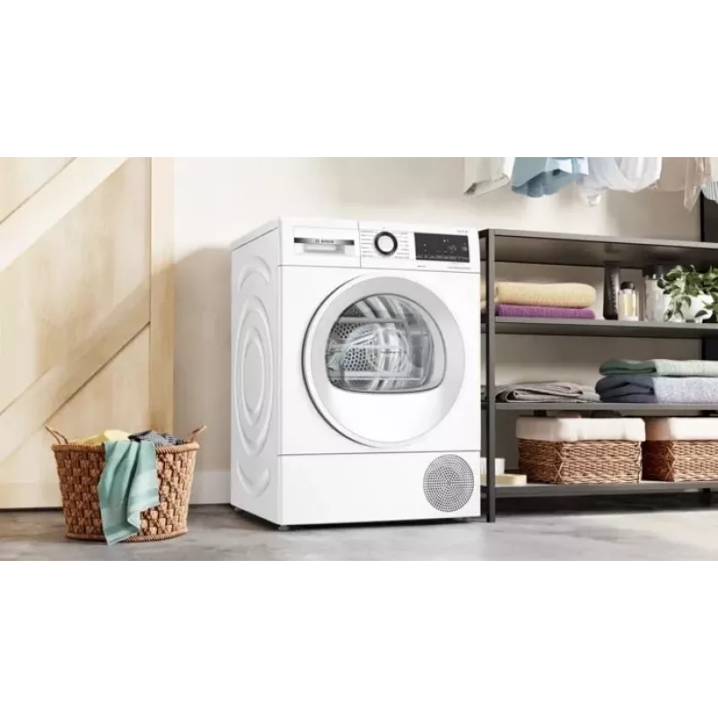 Máquina de secar roupa Bosch WQG145APPL 9 kg bomba de calor, 14 programas, visor LED, branco