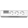 Caixa de embutir Tipo F Kindermann 7449000203 Cinzento Branco
