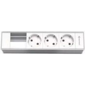 Caixa de embutir Tipo F Kindermann 7449000203 Cinzento Branco