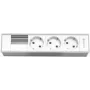 Caixa de embutir Tipo F Kindermann 7449000203 Cinzento Branco