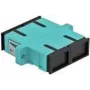 DeLOCK - Acoplador de rede - SC multimodo (W) para SC multimodo (W) - Fibra ótica - OM3 - Azul-claro (pack de 4) (85997)