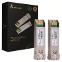 Extralink EX.35924 módulo transcetor SFP+ 10G, 1310 nm, 40 km, monomodo, DOM, pack de 2