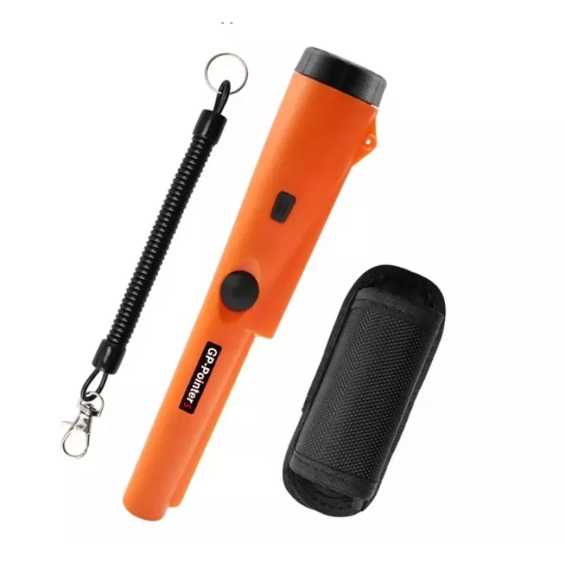 Detetor de metais de mão Extralink GP-Pointer SA-980 laranja — sonda pinpointer para localizar pequenos objetos metálicos