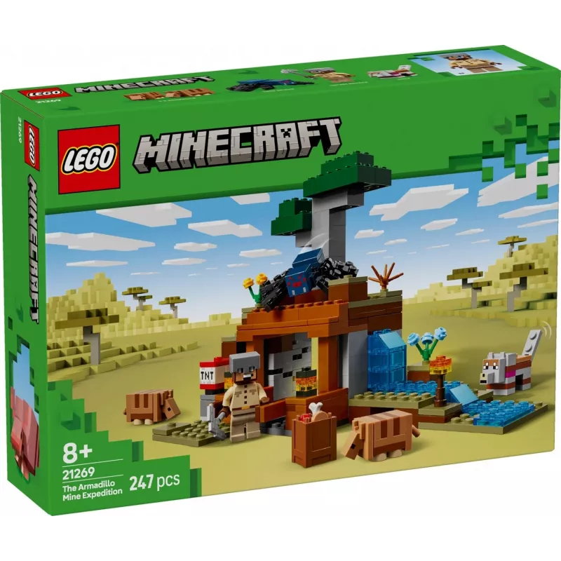LEGO MINECRAFT 21269 A expedição mineira do tatu