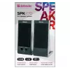 Altifalantes de secretária/estante DEFENDER SPK-170 2.0, 4 W RMS, com fios USB 5 V, 3,5 mm, preto