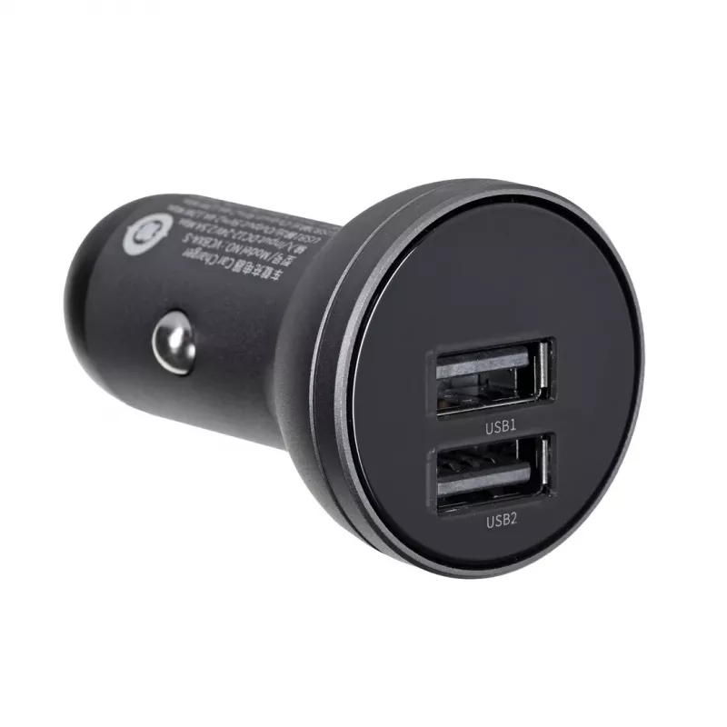 Carregador móvel universal Baseus CCBX-0G preto, cinzento, para isqueiro de automóvel