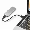 Caixa de alumínio QOLTEC 51833 para SSD M.2, SATA para USB 3.0, suporta até 2 TB