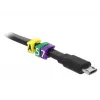 Fixador de cabos DeLOCK 18304 cores sortidas