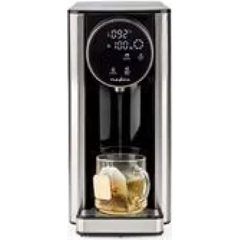 Nedis KAWD310FBK - Bebidas quentes - Isolado - Alumínio - Preto - Toque - 2,7 l - 2600 W (KAWD310FBK)