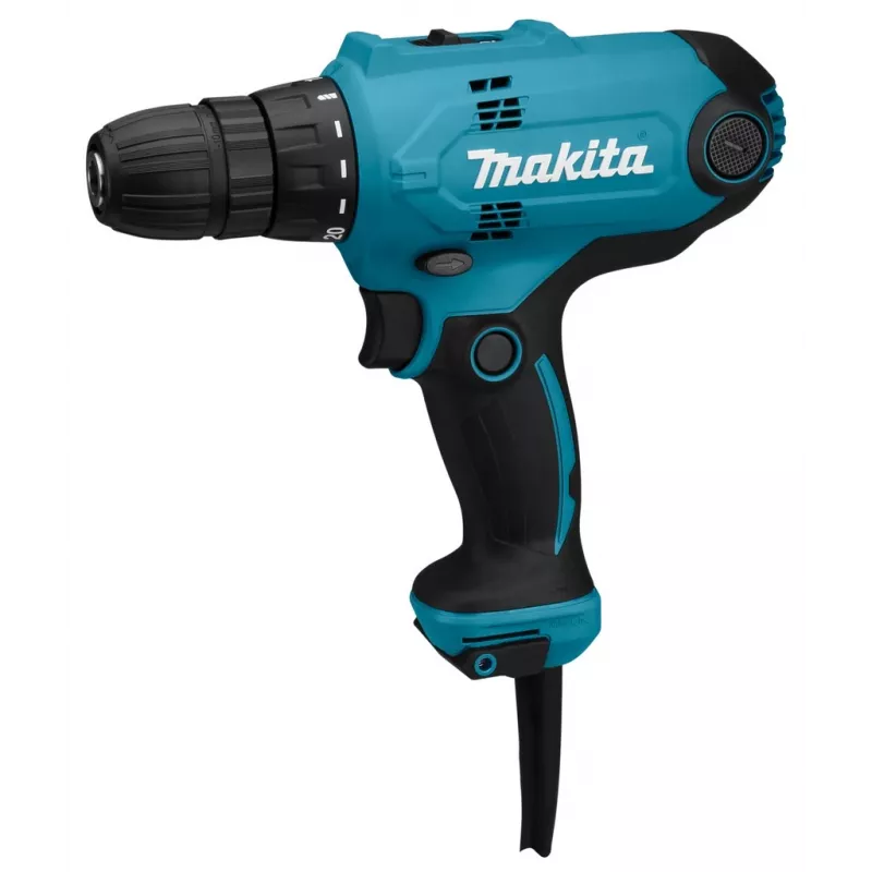 Berbequim Makita DF0300 1500 rpm sem chave 1,2 kg preto, azul