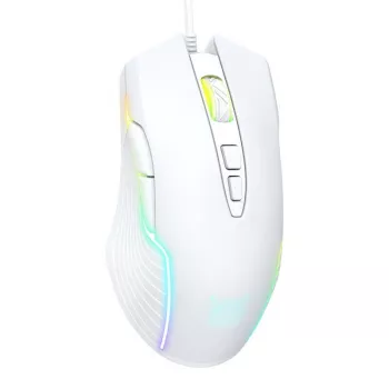 Rato de gaming Onikuma CW905 branco com fios