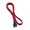 CableMod ModMesh - cabo SATA - Serial ATA 150/300/600 - SATA (W) em ângulo reto para SATA (W) - 60 cm - vermelho (CM-CAB-RSAT-N60KR-R)