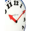 Relógio de parede NeXtime 8151 Boy, Ø43 cm, branco/azul/preto/vermelho