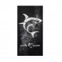 Toalha White Shark TW-02 Sawfish de secagem rápida leve microfibra