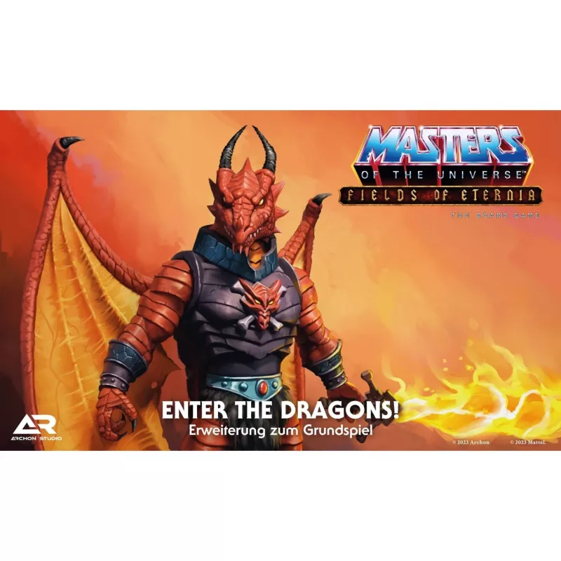 Masters of the Universe Fields of Eternia - Enter the Dragons, expansão de jogo de tabuleiro