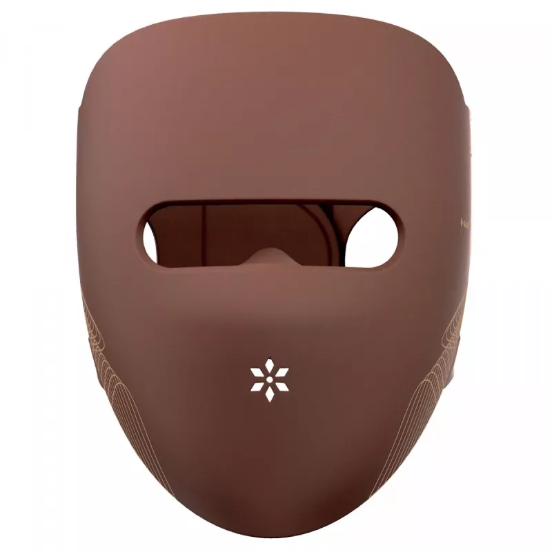 Garett Beauty Skin Ritual máscara LED para rosto e pescoço, castanho