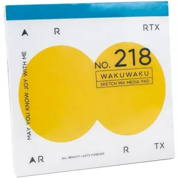 Caderno de esboços Arrtx LC302642 18×18 cm, 36 folhas — bloco de desenho em formato quadrado