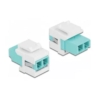Módulo Keystone LC Duplex fêmea para LC Duplex fêmea DeLOCK 86817