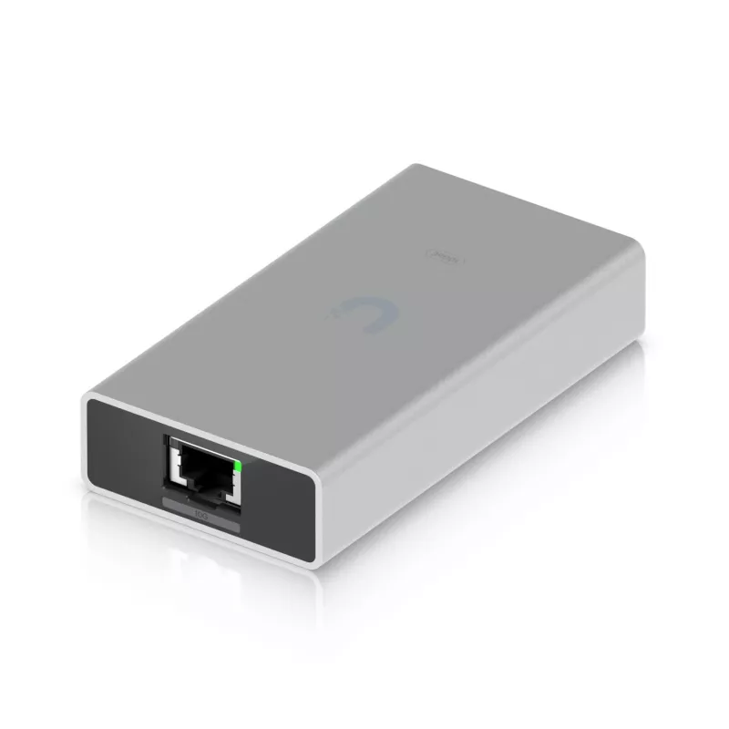 Adaptador Ethernet UBIQUITI UACC-Adapter-RJ45-USBC-10GE, USB‑C para RJ45, 10 Gbps, preto/cinzento