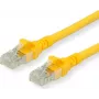 ROLINE - Cabo de rede - RJ-45 (M) para RJ-45 (M) - 30 cm - SFTP, PiMF - CAT 6 - isento de halogéneos, moldado, multifilamento - Amarelo (21.15.2953)