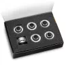 EK Water Blocks EK-Quantum Torque HDC 16 - Embalagem de 6, prateado