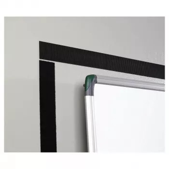 Fita adesiva Velcro extra forte autoadesiva, gancho e veludo 50mm x 1m preto