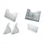 helit porta-prospectos, DIN A5 horizontal-2x DIN A6 vertical, cinzento transparente, para montagem na parede ou colocação em mesa (H6102608)