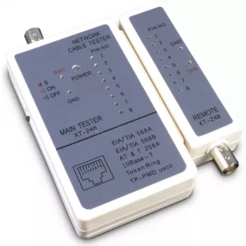Testador de cabos de rede Inter-Tech 88887209 Cinzento