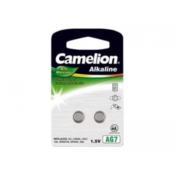 Camelion | AG7/LR57/LR926/395 | Pilha botão alcalina | 2 unid.