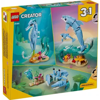 LEGO CREATOR 3 EM 1 31385 Animais marinhos: Golfinhos maravilhosos