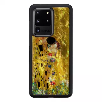 Capa de proteção iKins para Samsung Galaxy S20 Ultra — preto design Kiss